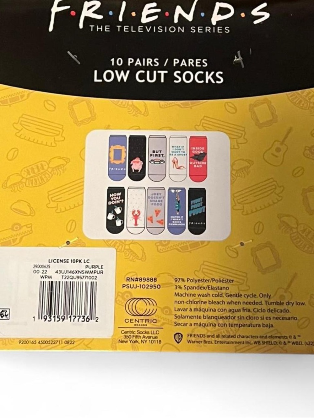 FRIENDS Low Cut Socks - 10-pk socks - Picture 2 of 4
